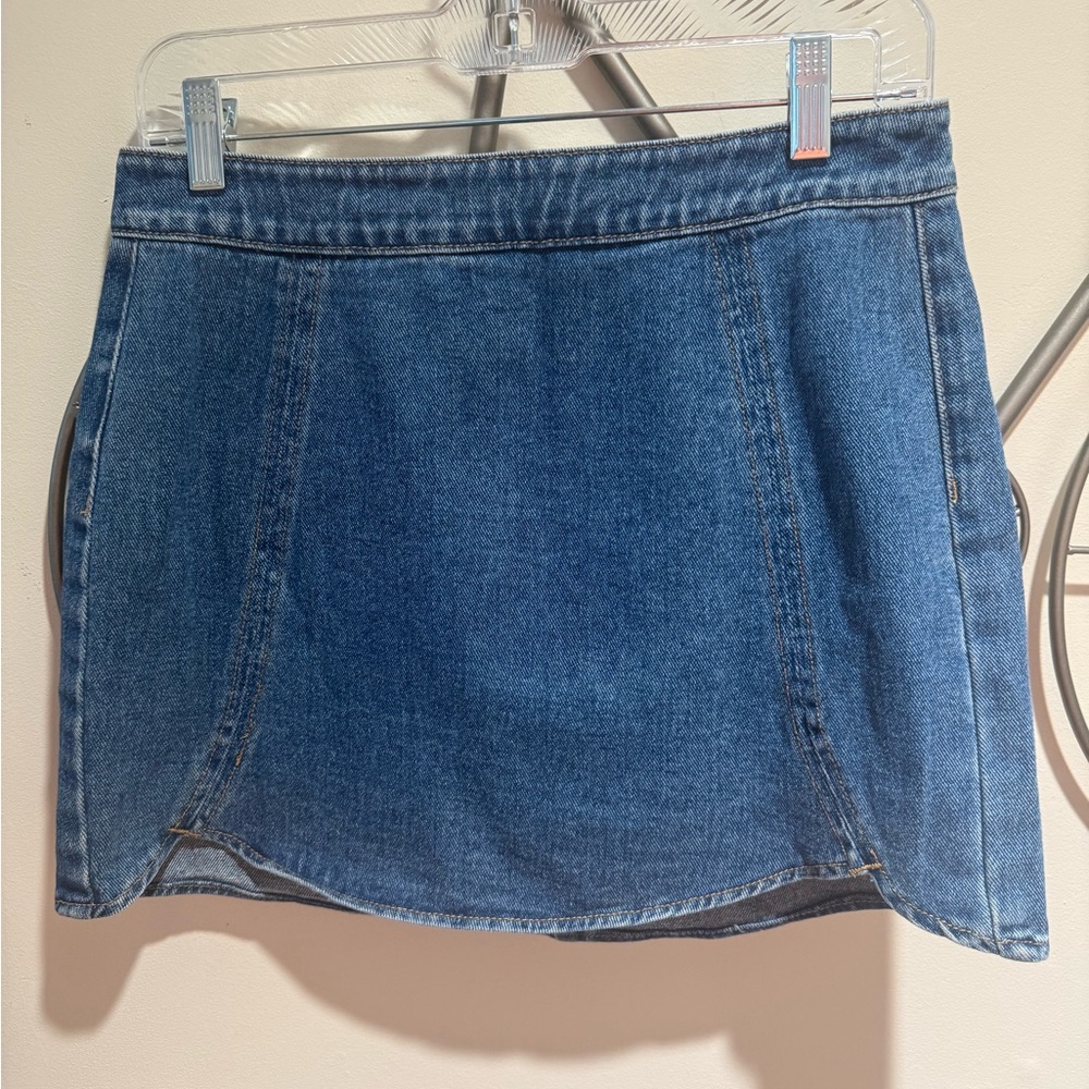 PacSun Blue Denim Mini Skirt Size 24 Y2K 100% Cotton